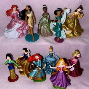 Glitter Disney Princess Deluxe Figure Playset
